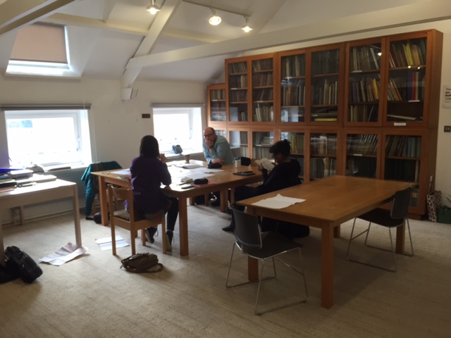 At work in the Cranbrook Room