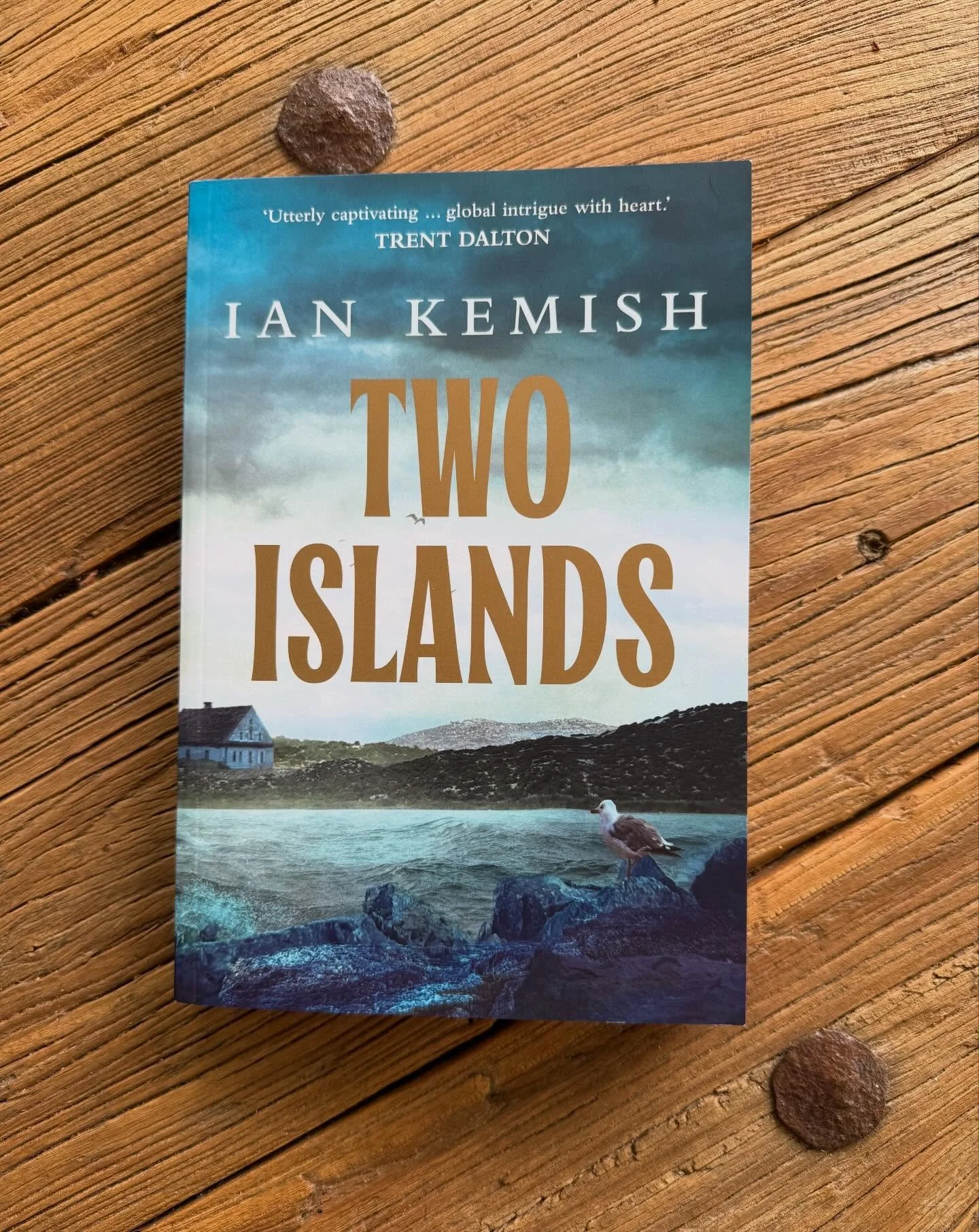 The wet weekend was a perfect excuse to hunker down with TWO ISLANDS by @ian_kemish. It&rsquo;s a sophisticated mix of thriller, crime and the politics of the often long road to convicting war criminals. It is also about PTSD in veterans across gener