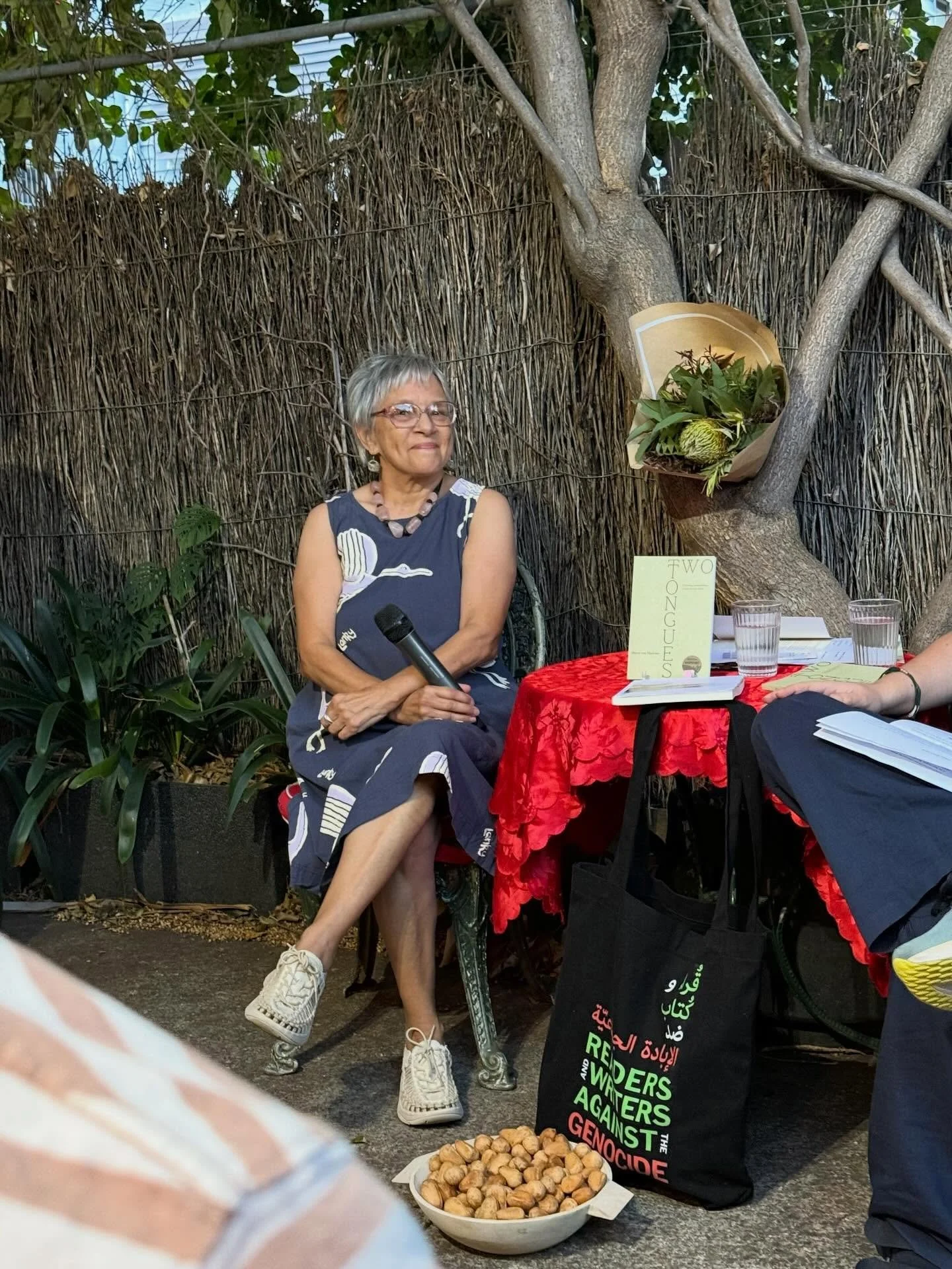 It was a full house @avidreader last night for the launch of this beauty TWO TONGUES by Maria van Neerven. Such an intimate and joyful event to have Ellen van Neerven in conversation with their mum Maria. A rich poetic seam clearly runs in the family