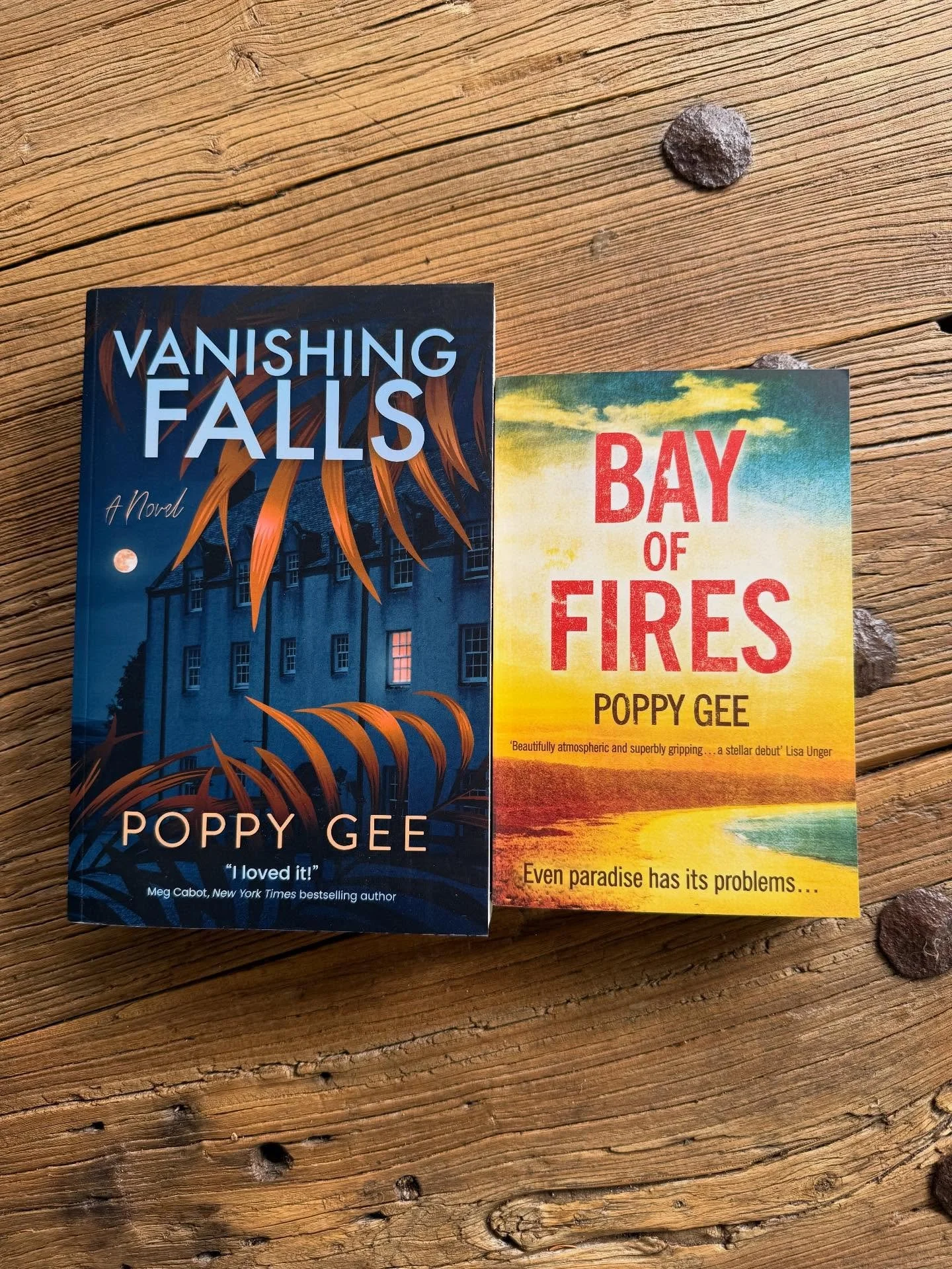 Starting my reading year with these two @poppygeenovelist &hearts;️📚

#poppygee 
#tasmanianfiction