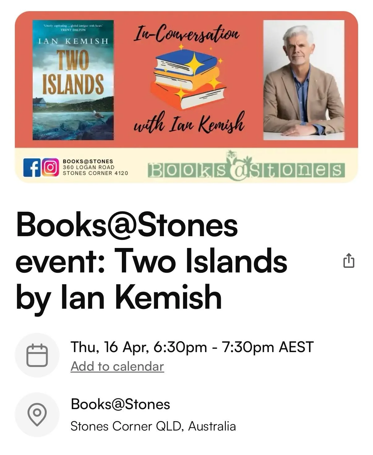The pages are tabbed in preparation for my interview with @ian_kemish about his fabulous debut novel TWO ISLANDS at @booksstones this Thursday 16 April at 6:30pm. TWO ISLANDS is many things - political thriller, an account of forgotten wars and their