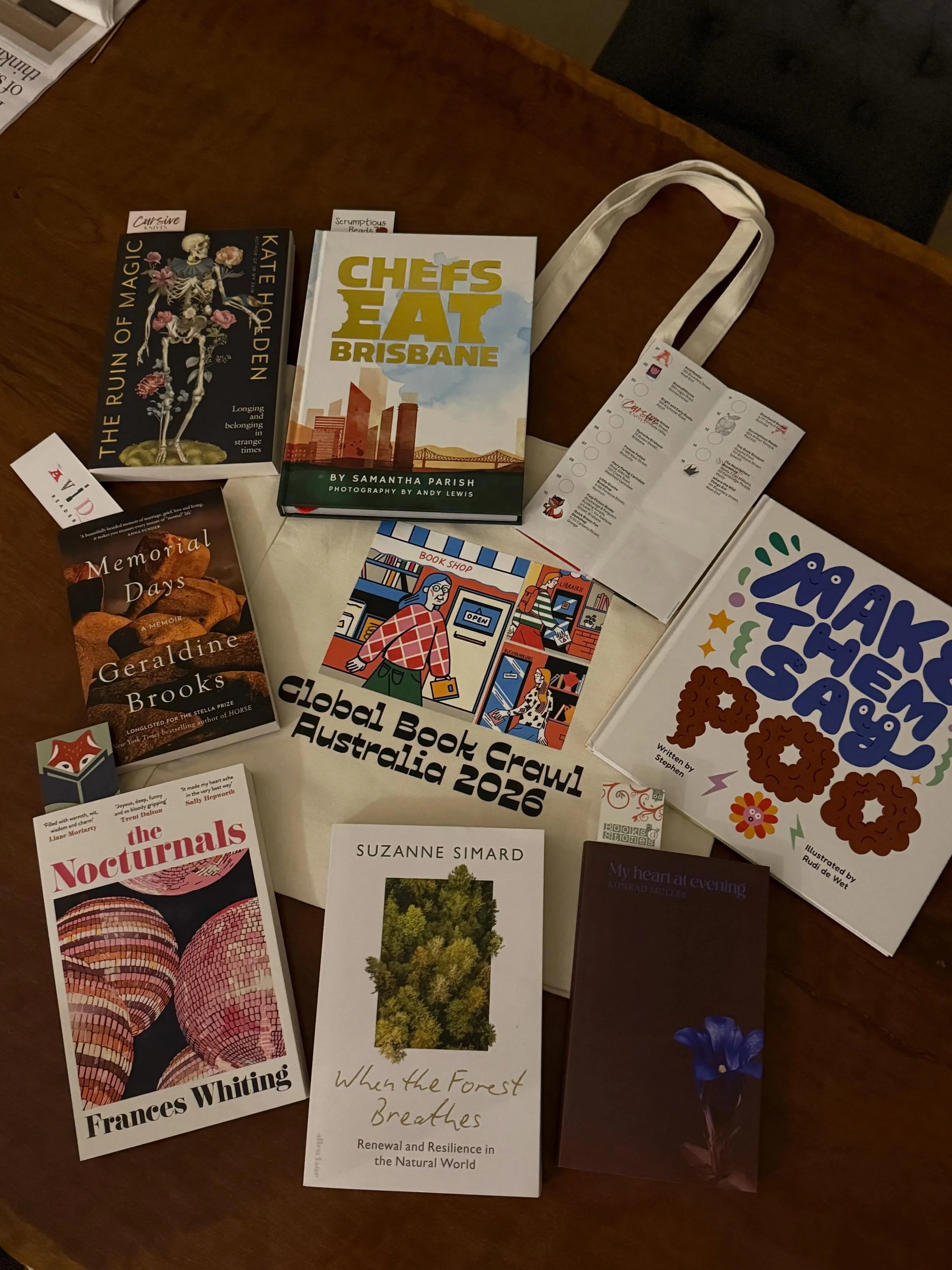 My #GlobalBookCrawl started at @westendcoffeehouse this morning with a fancy-topped crema and ended with a rainbow, with visits to several bookshops throughout the day, catching up with old bookseller friends and making new ones. The Global Book Craw