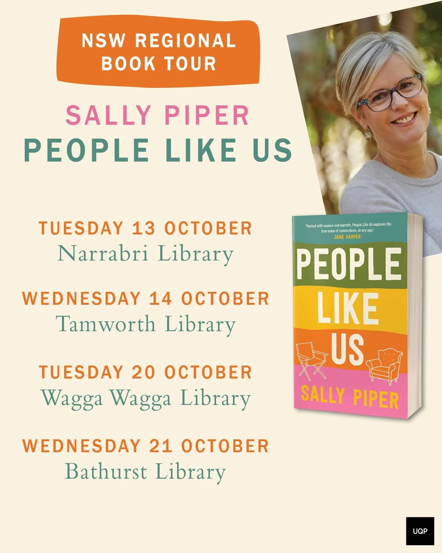 I&rsquo;m super excited to be hitting the road soon to visit libraries in regional NSW where I will be talking about my novel PEOPLE LIKE US and presenting my Witnessing Landscapes: Nature Writing Masterclass. A huge shout-out to the libraries I&rsqu