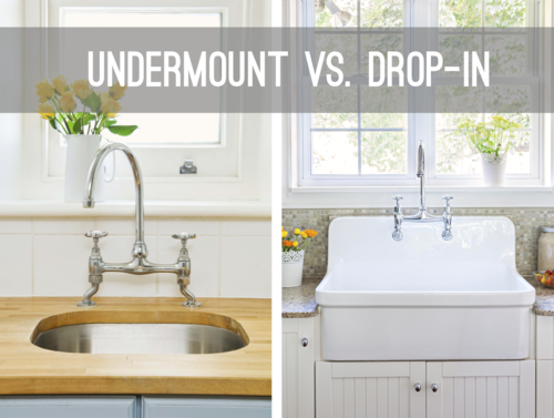 Undermount Vs Drop In Kitchen Sink Er S Guide Porteus Son Builders - How To Remove A Bathroom Drop In Sink
