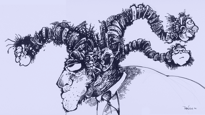 Draw On All Three Brains