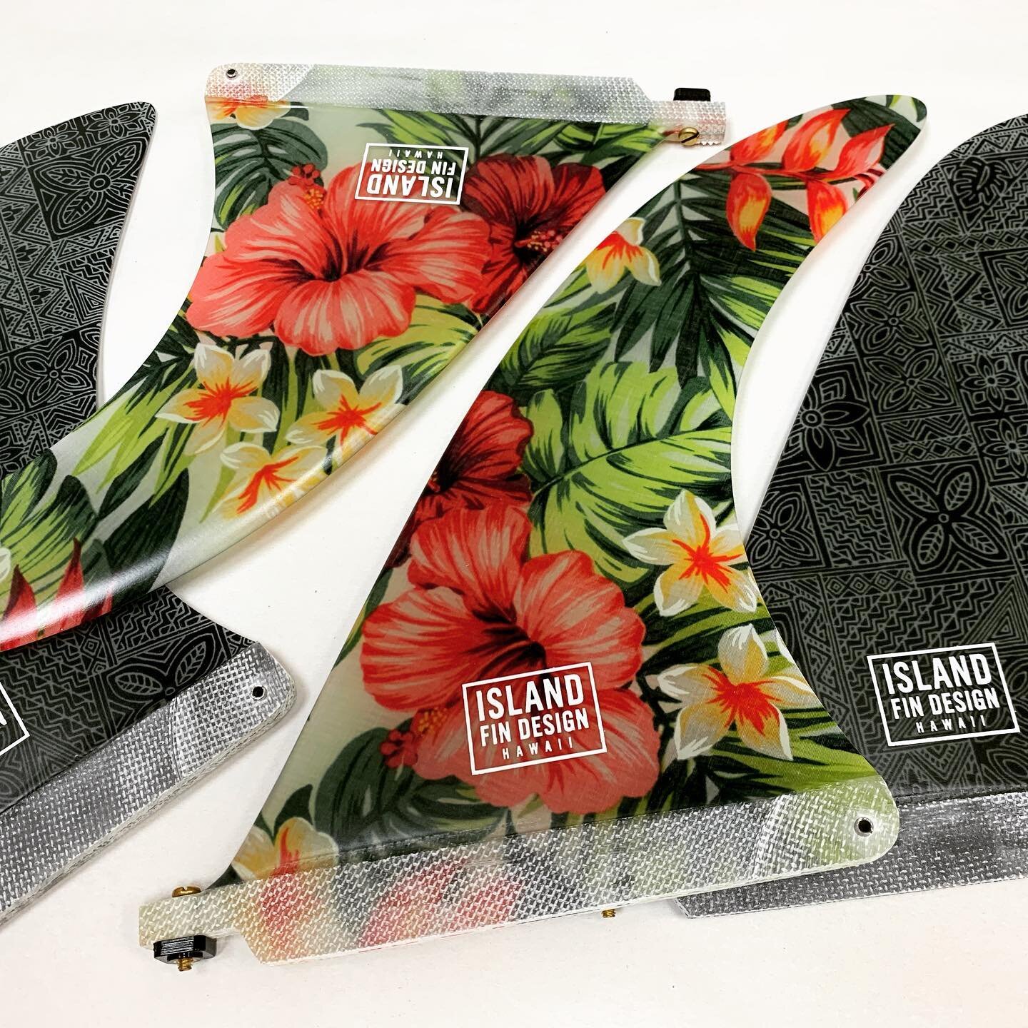 Aloha Prints in our Leeward (9.0 &amp; 9.5) and Islander (8.5, 9.0, 9.5 &amp; 10.0) templates.
