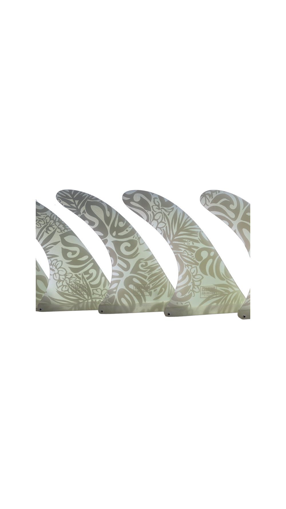 LEI DAY F L E X IN WHITE ON WHITE — ISLAND FIN DESIGN