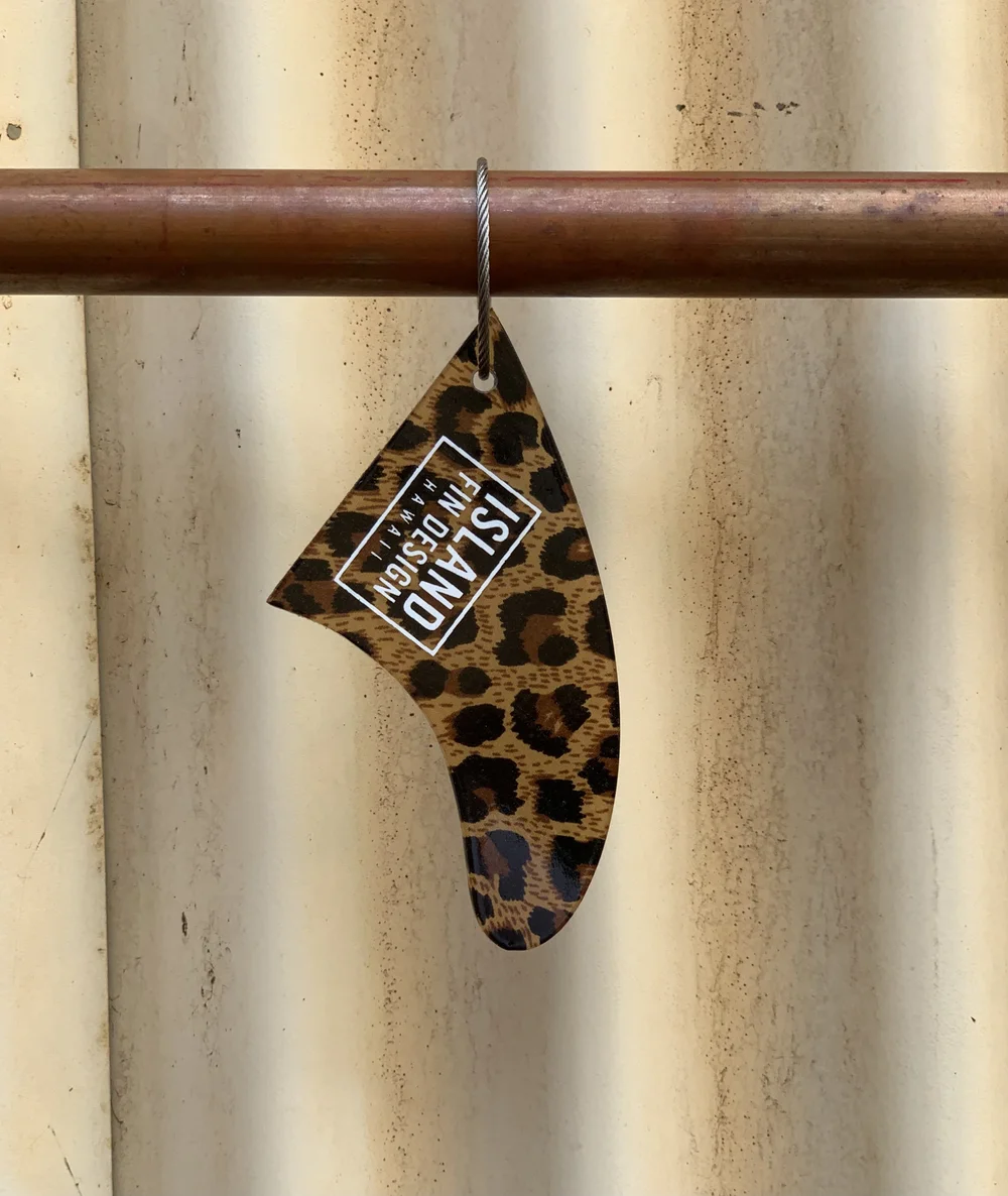 FIN KEYCHAIN - CHEETAH — ISLAND FIN DESIGN