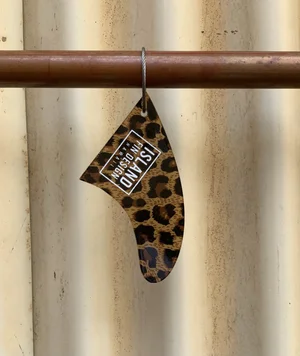 FIN KEYCHAIN - CHEETAH — ISLAND FIN DESIGN