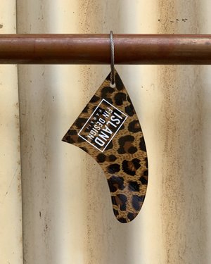 FIN KEYCHAIN - CHEETAH — ISLAND FIN DESIGN