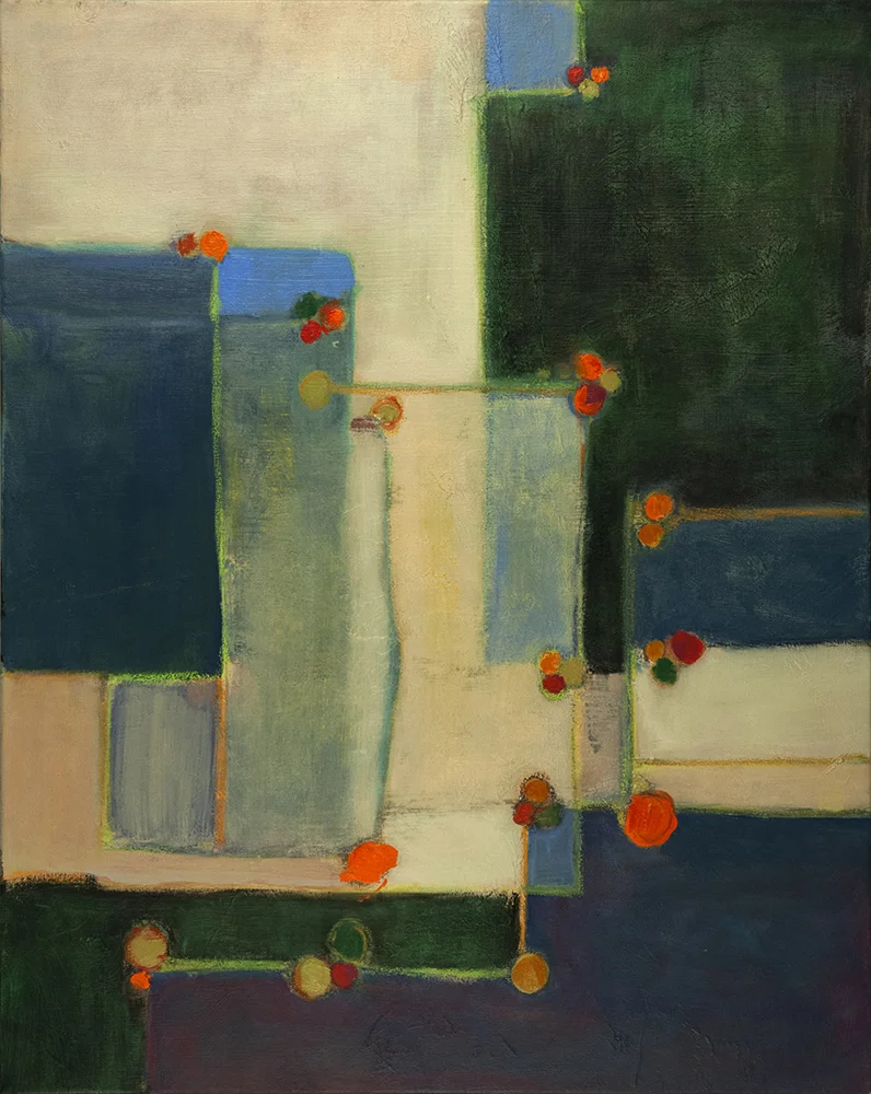 Fields and Berries, 2017, 30x24 Inches, acrylic on canvas