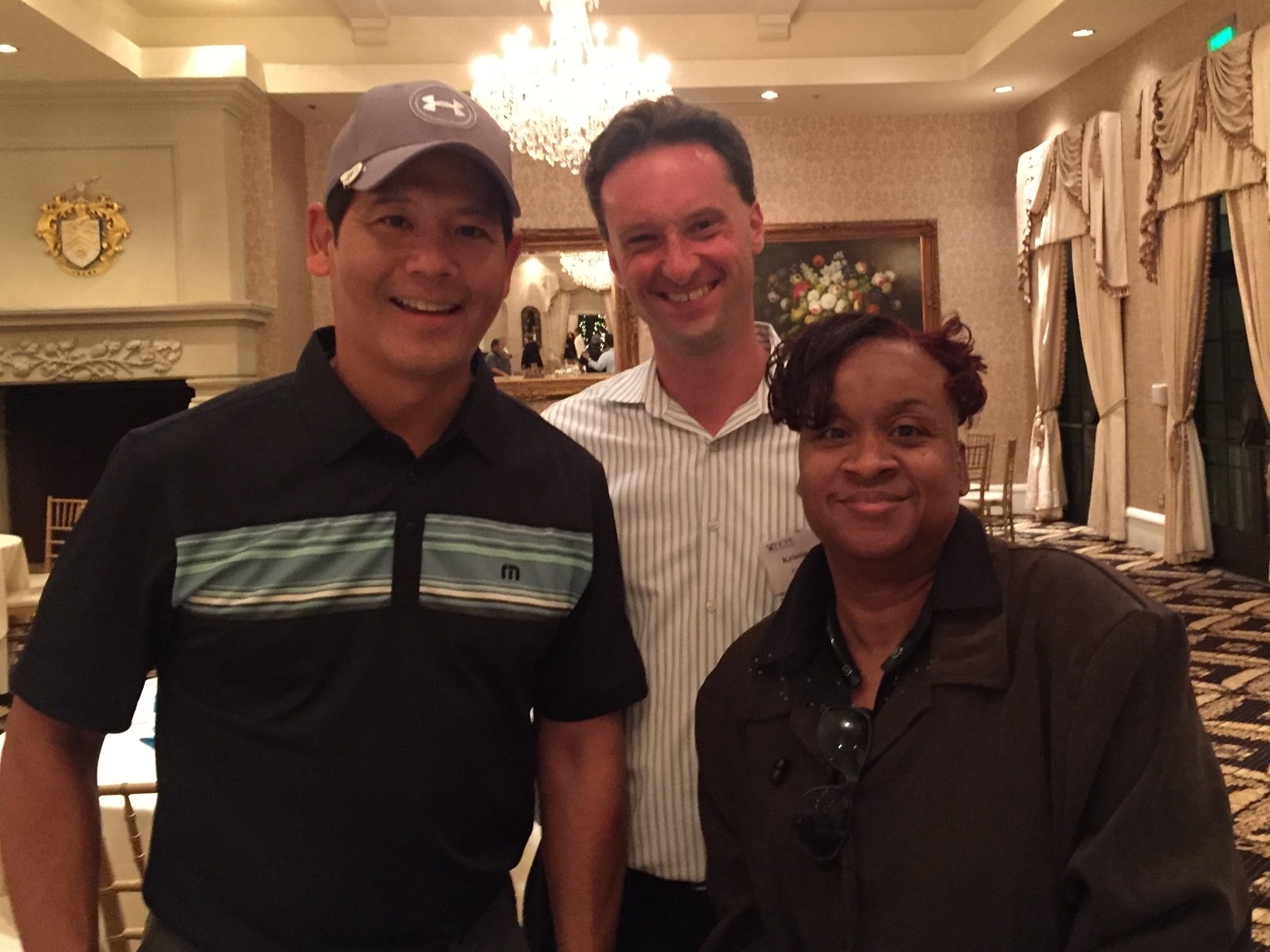 From left: Rob Fukuzaki, Kristin Martin, Deaka McClain