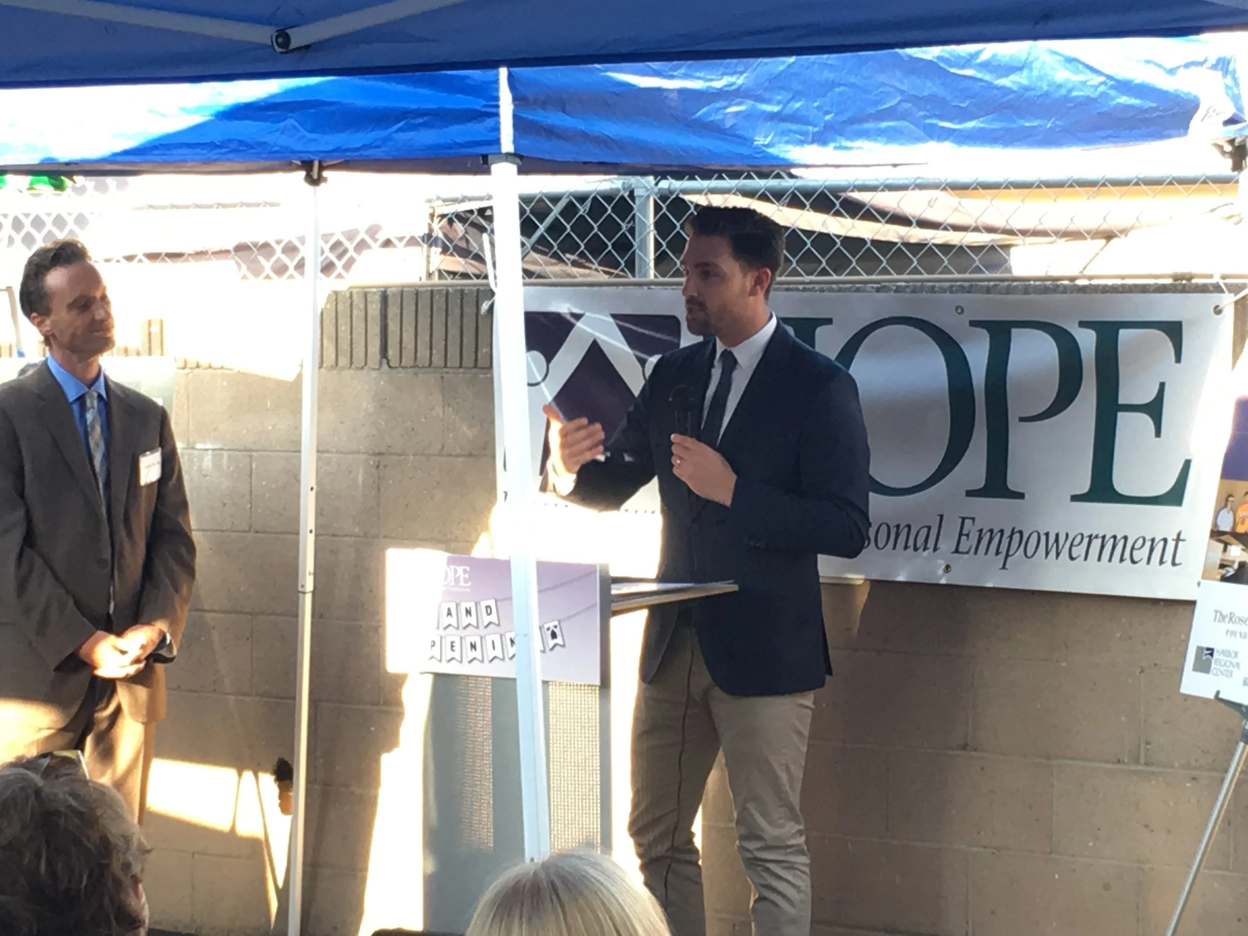 Photo. Kristin Martin and Assembly Member Calderon.JPG