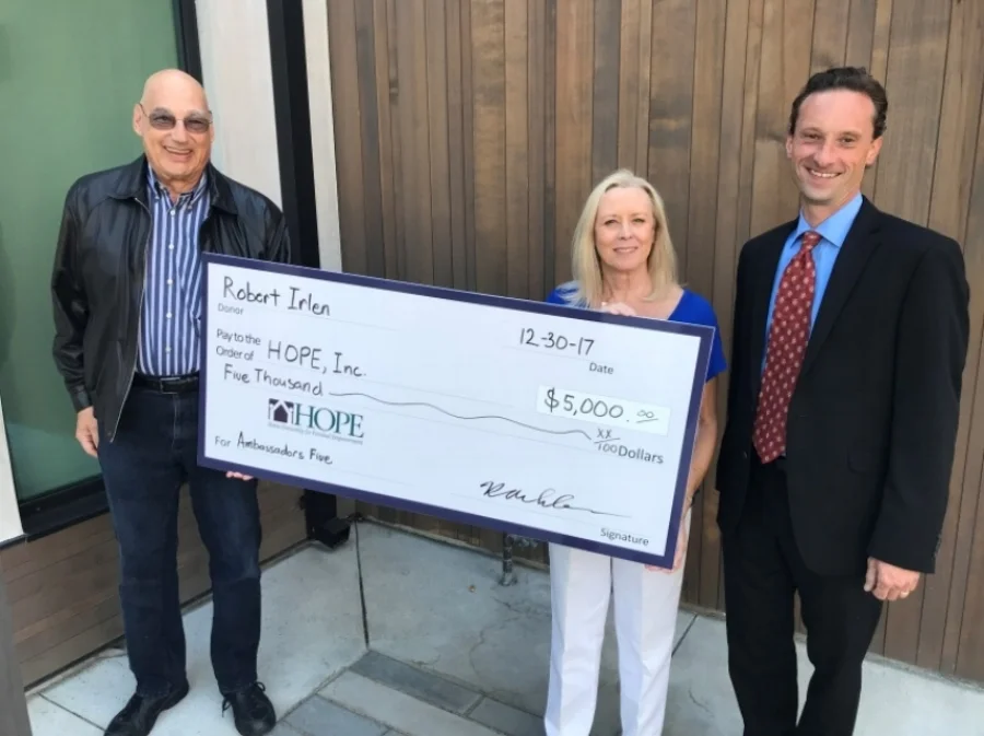 From left: Bob Irlen (Board Treasurer), Barbara Robison (Board President), and Kristin Martin (Executive Director).