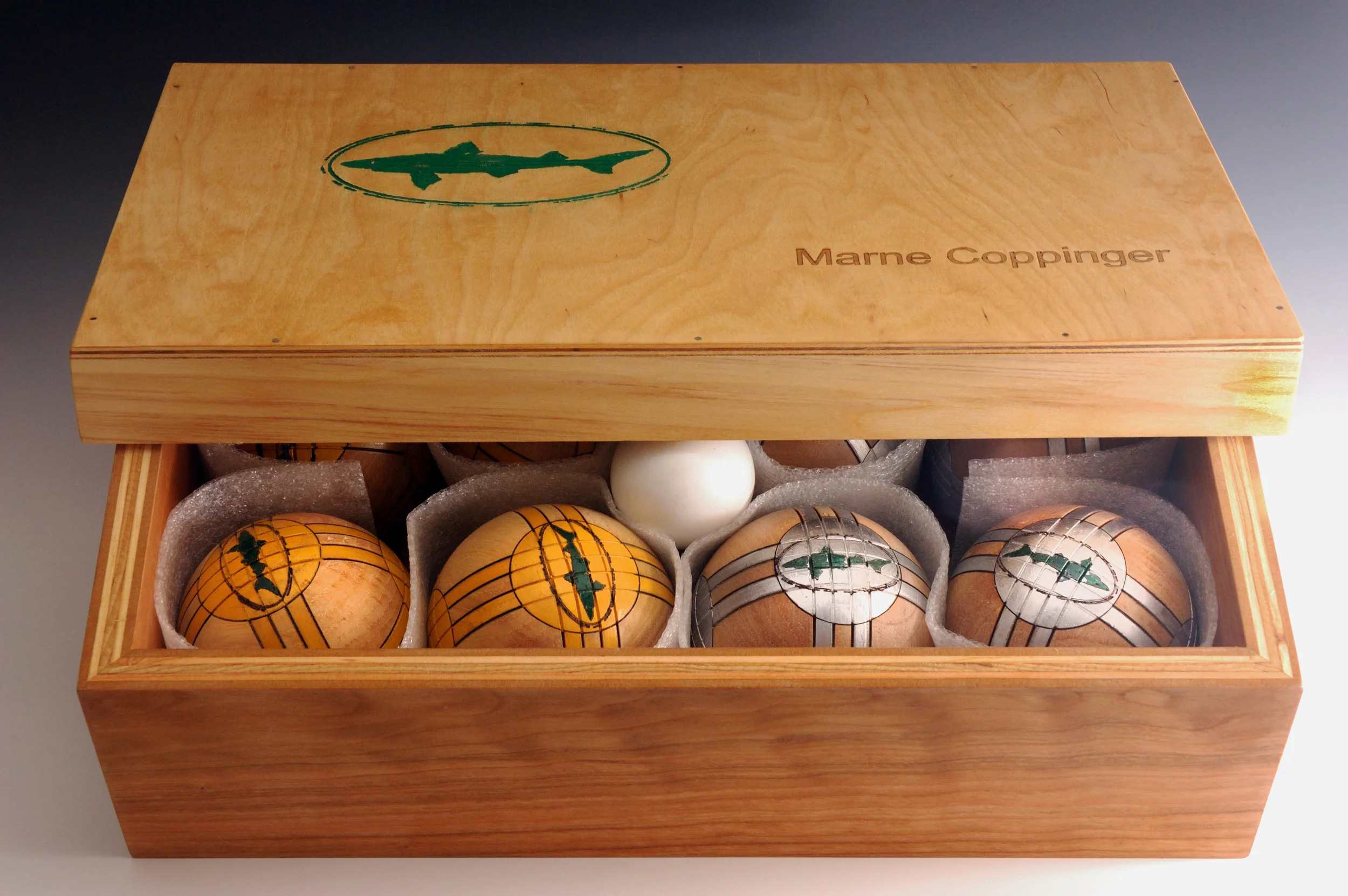 Set in the box for storage