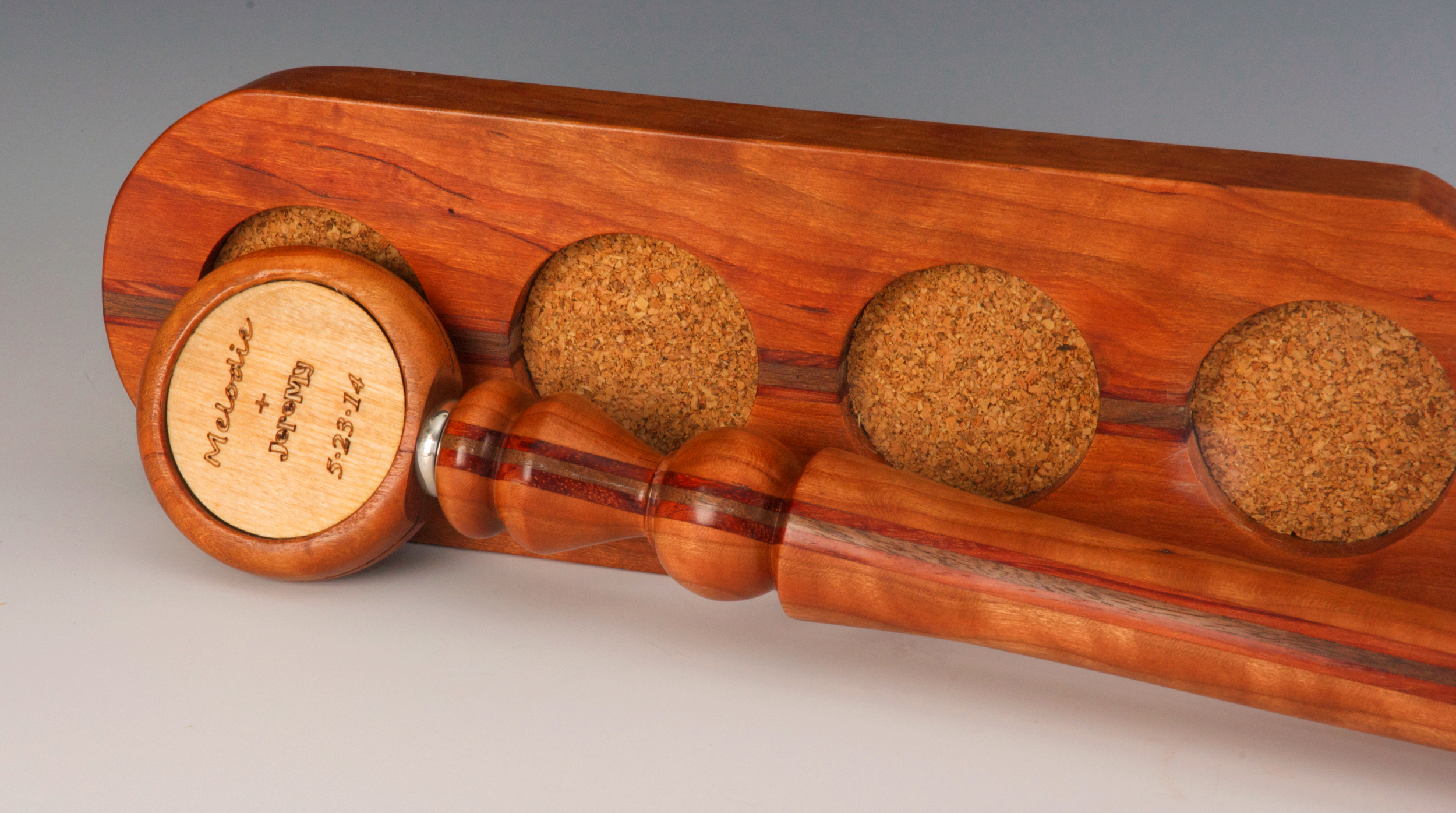 Cherry tap handle and flight paddle