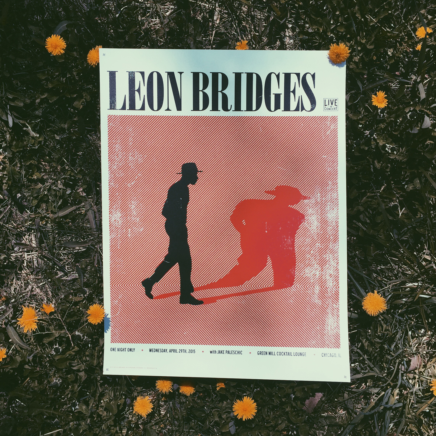 Leon Bridges Screen Print