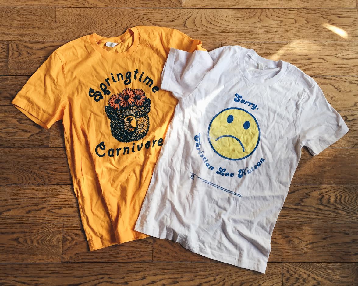 Band shirts for two bands I like