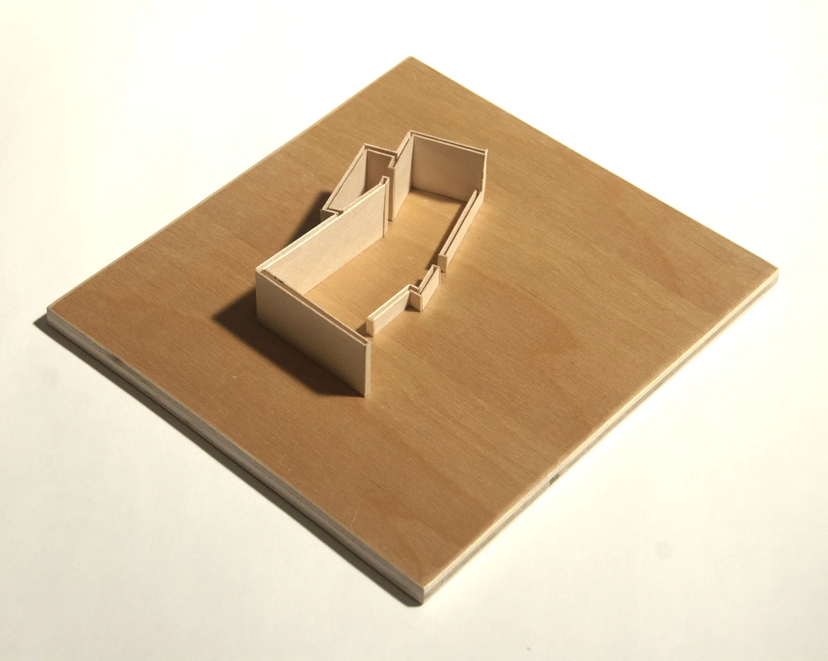 Formwork for Tall Trees, 2013, Plywood and Basswood, 6 x 6 x 2"