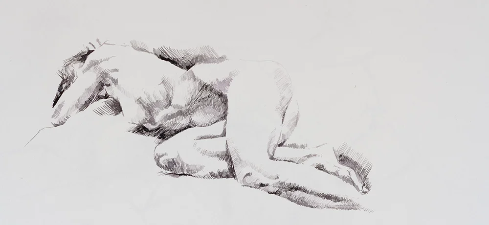 India ink on paper; 2004