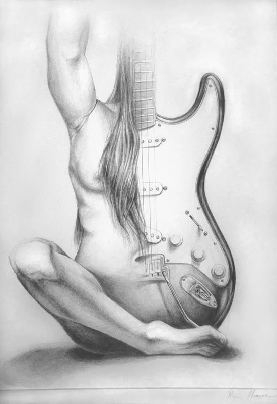graphite on paper; 2001