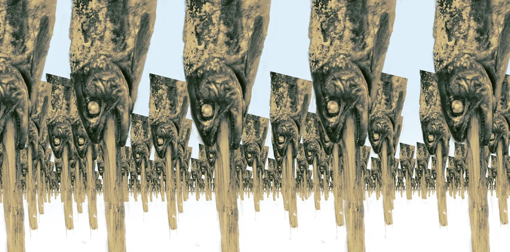 Infinite Fish no. 2; digital drawing; 2007