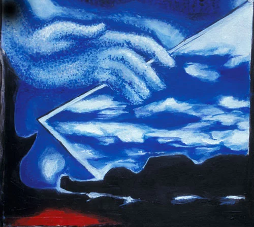gouache on paper; 8x8”; 1999