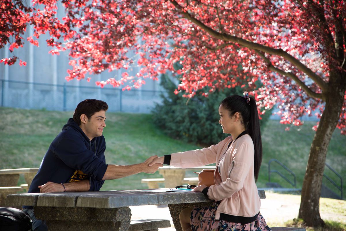"Do you promise? Shake on it." "I, Lara Jean Covey, promise to praise and love WASPs for infinity and beyond."
