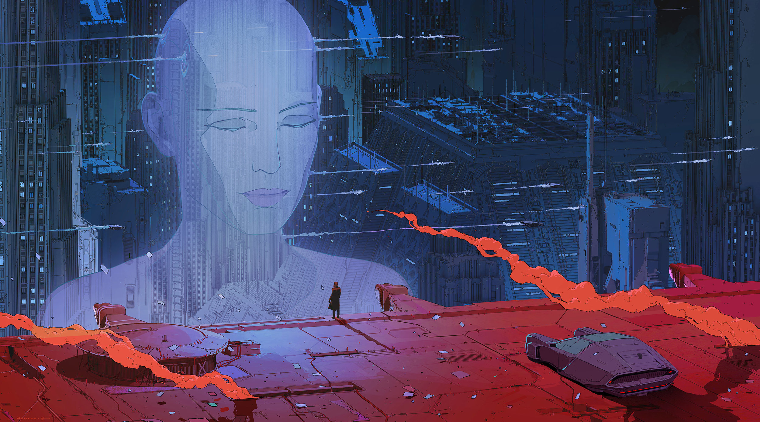 Credit: Blade Runner 2049 Poster by Ash Thorp