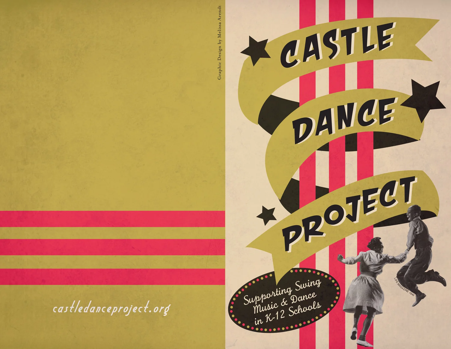 Project : Book insert design // Client: Castle Dance Project