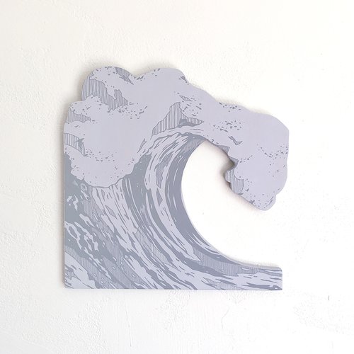Painted Wave record 🌊 Great for wall decor  Painted records, Vinyl record  art, Vinyl art paint