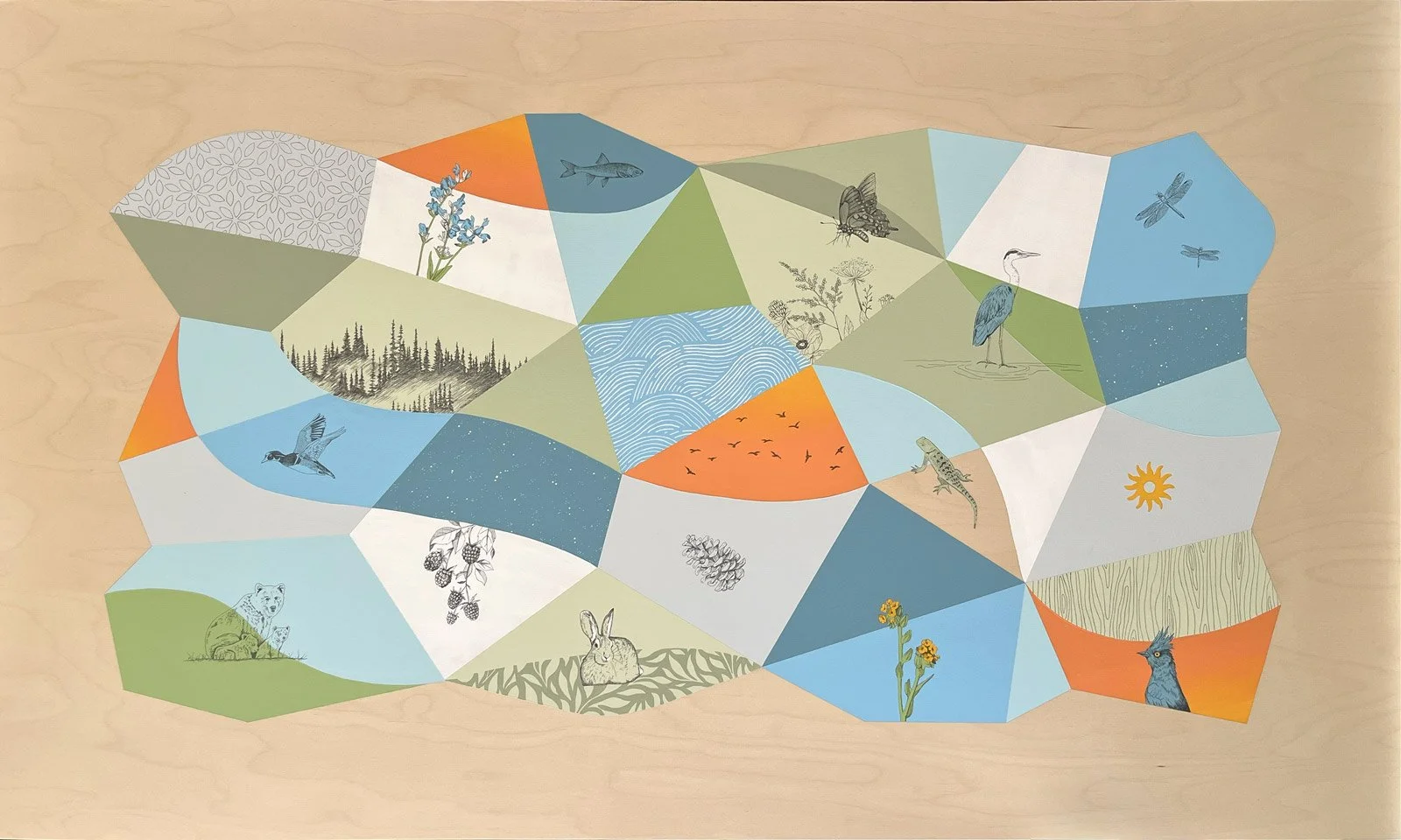 Sacramento Patchwork #3