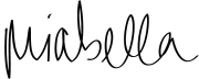 MIabella Mojica signature