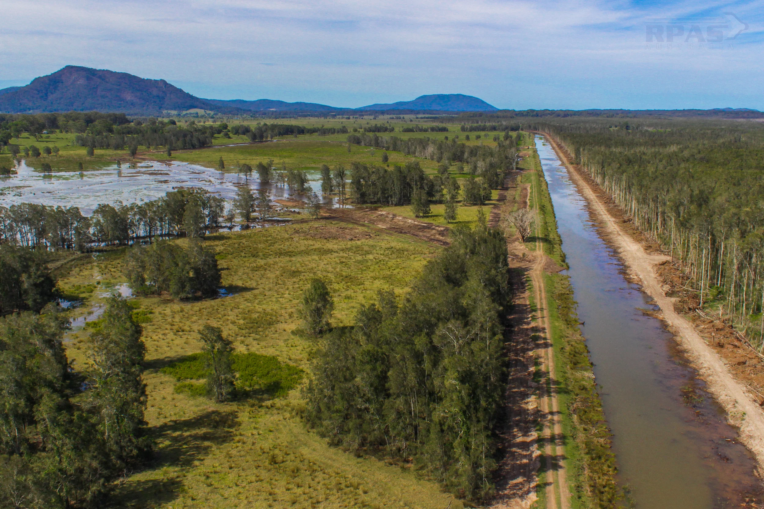 Reverting Acid-sulphate affected areas back to swamp status...110 years later.