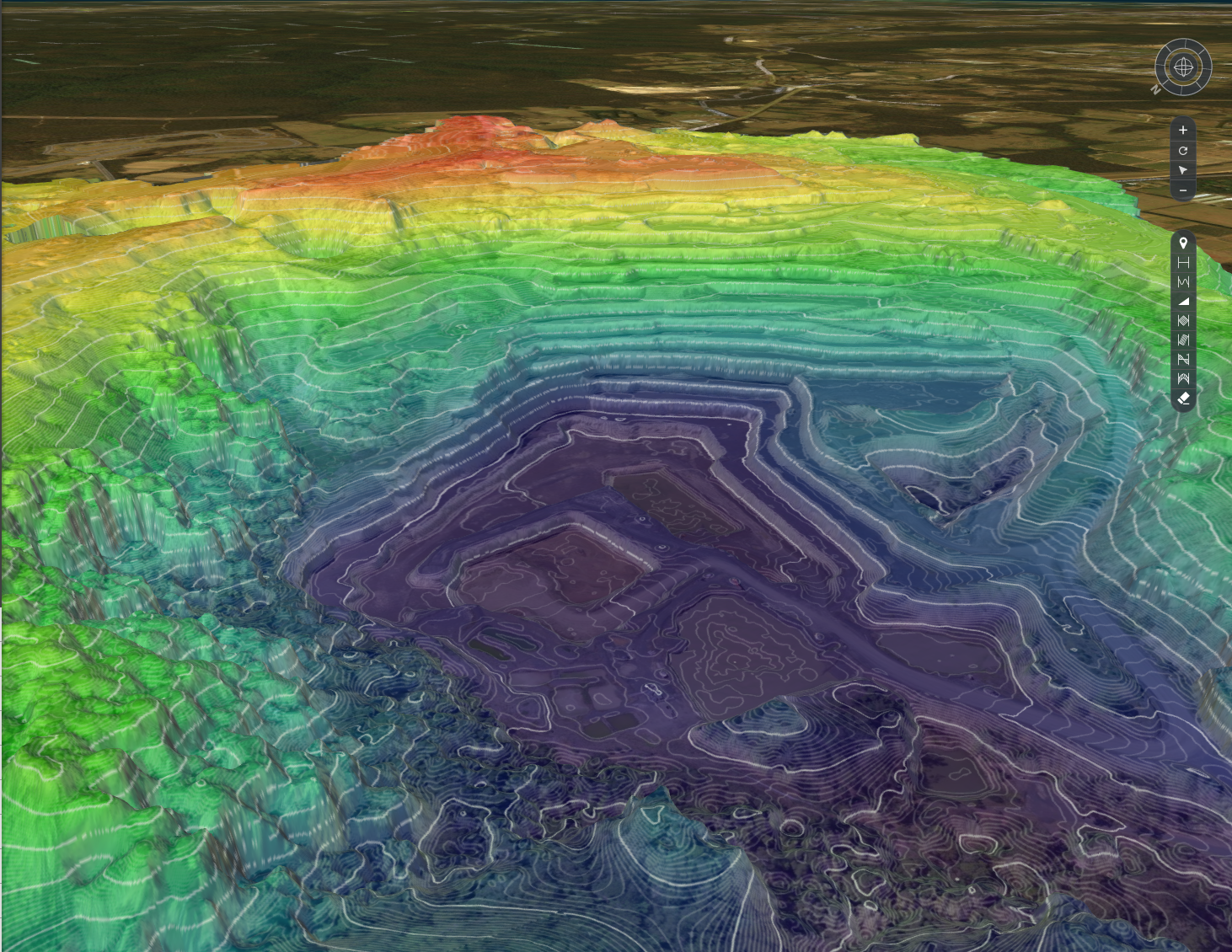 DTM heat map