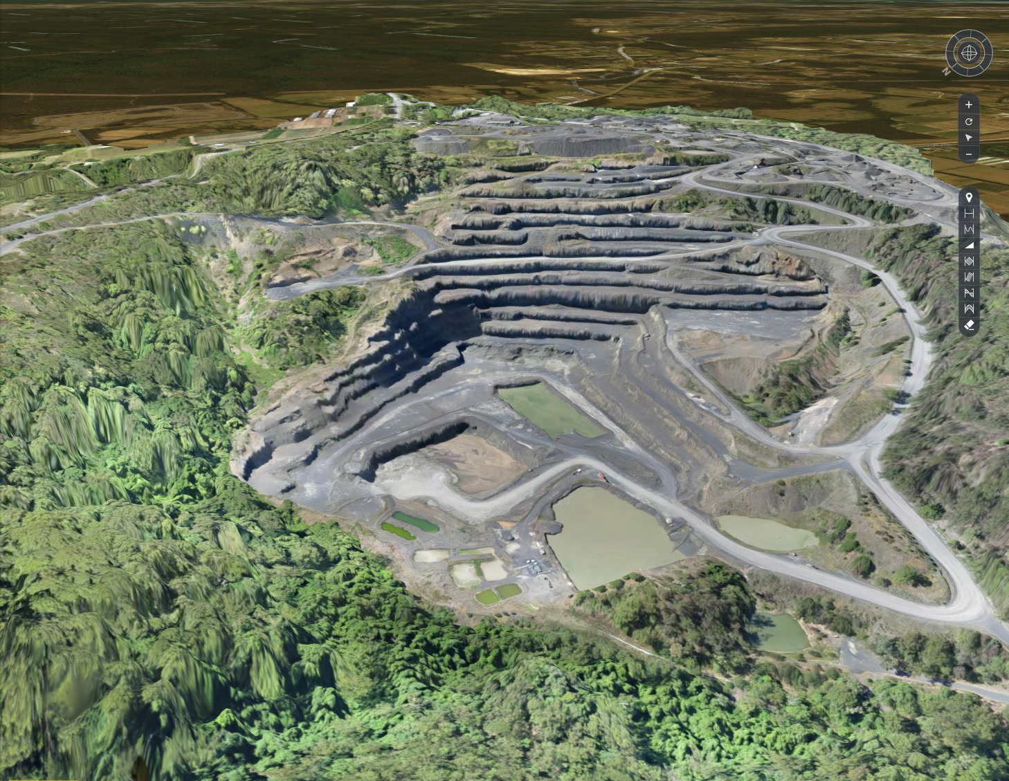 quarry 3D modelling