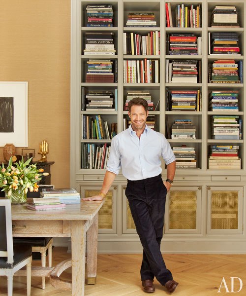 The amazing designer Nate Berkus in his beautifully styled dining room.