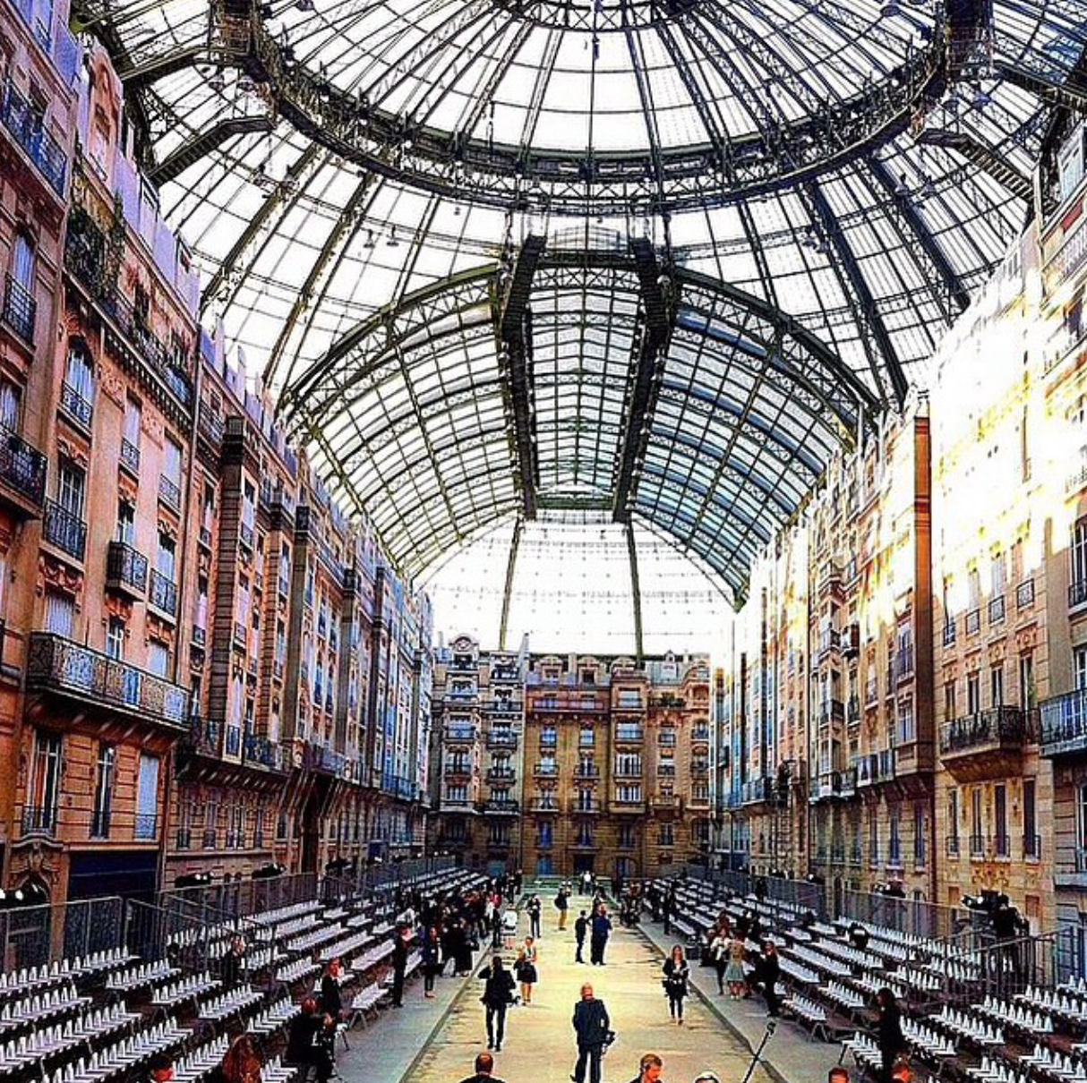 My Instagram feed has been filled with Paris Fashion Week Images. This is the amazing setting for the Chanel show.