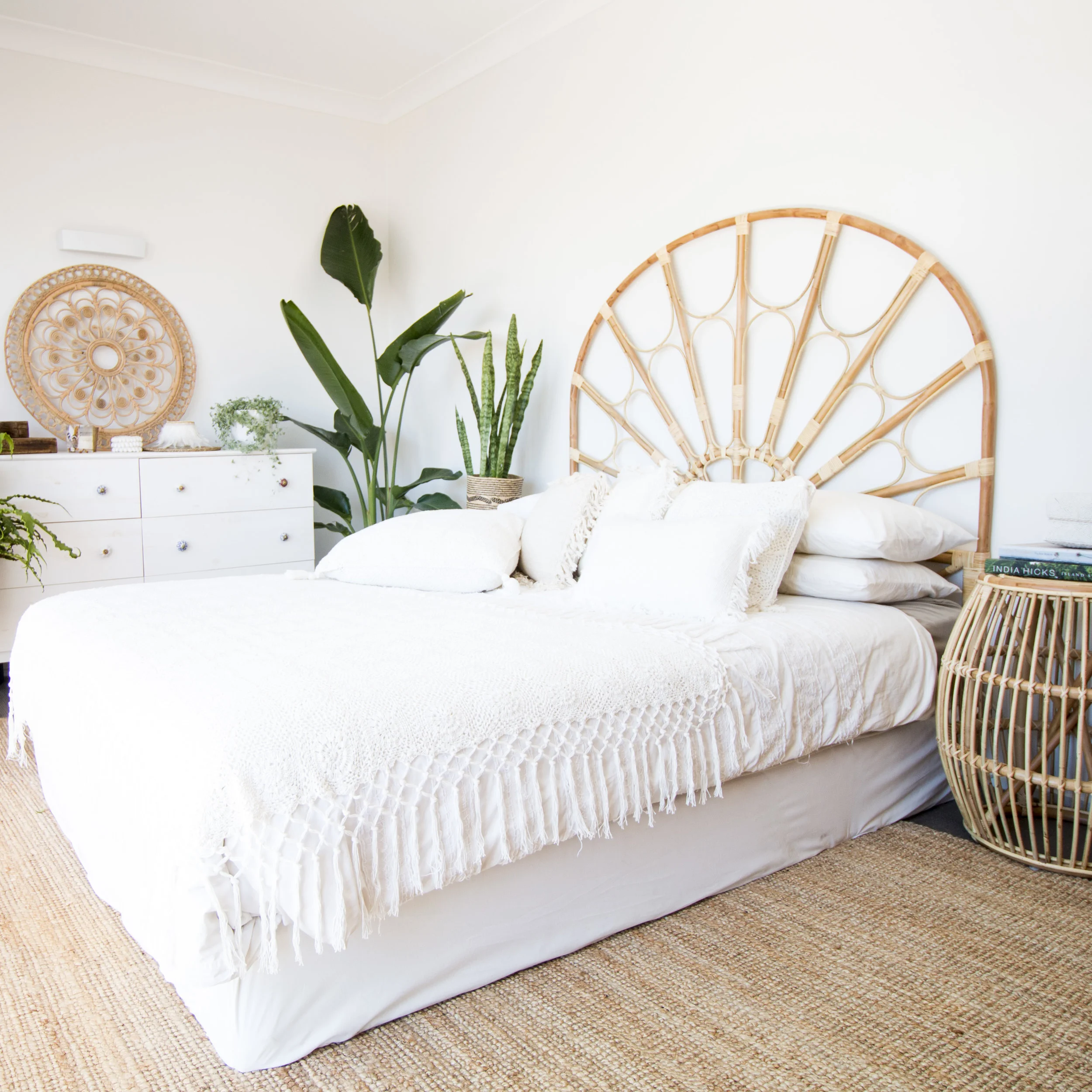 Product Photography & Styling Bedhead, side table and homewares - Au Fait