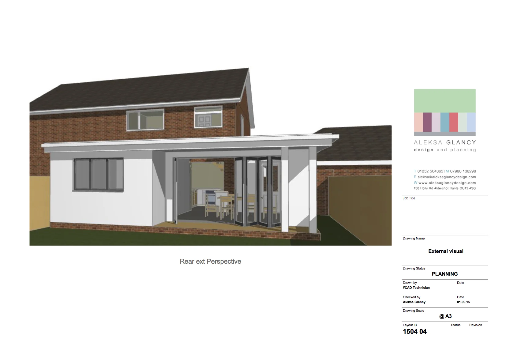 Proposed rear extension