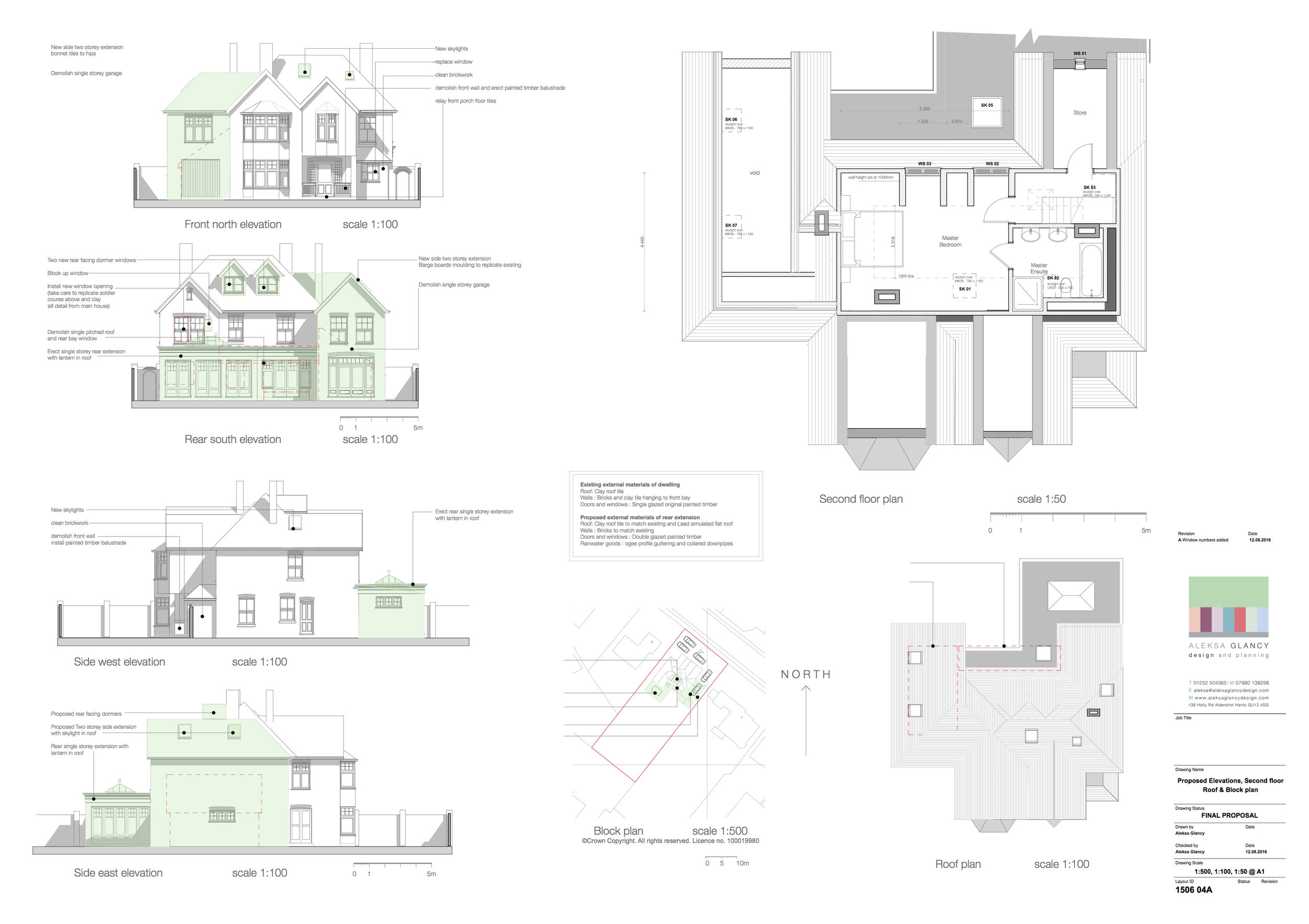 Proposed elevations
