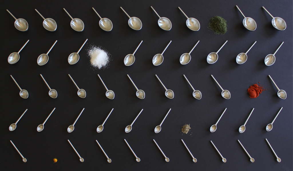 Commissioned by the Center for Craft, Creativity & Design to be used at an annual dinner.