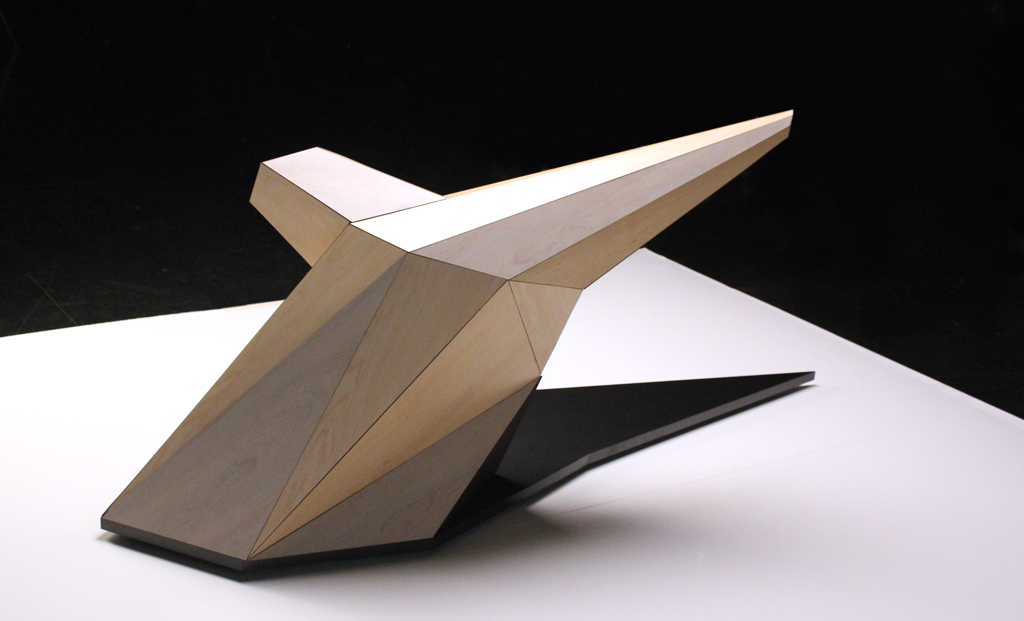 Exhibited at ICFF and NeoCon 2012, as winner of the 8th Annual Wilsonart Design Challenge . Cited as a highlight of ICFF by Houzz and Design Milk.