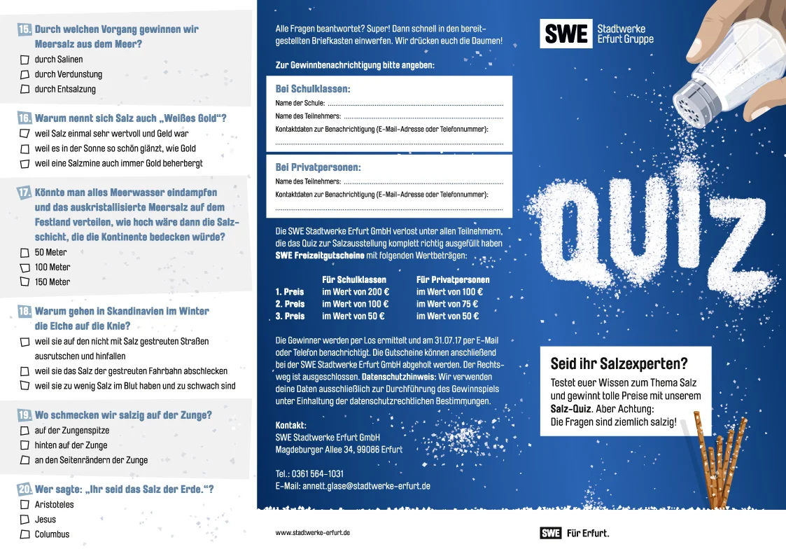 Format: DIN lang, 6-seitig, Ansicht: Aussenseiten aufgeklappt