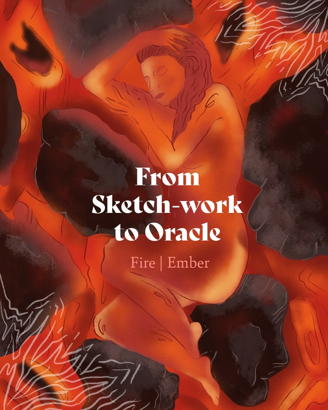 Here&rsquo;s a glimpse into my process when creating the oracle card illustrations 🔥

I love my sacred time sketching from life, it embeds the tone and essence of the card when my pencil touches the paper. 

It&rsquo;s taken me a number of years to 