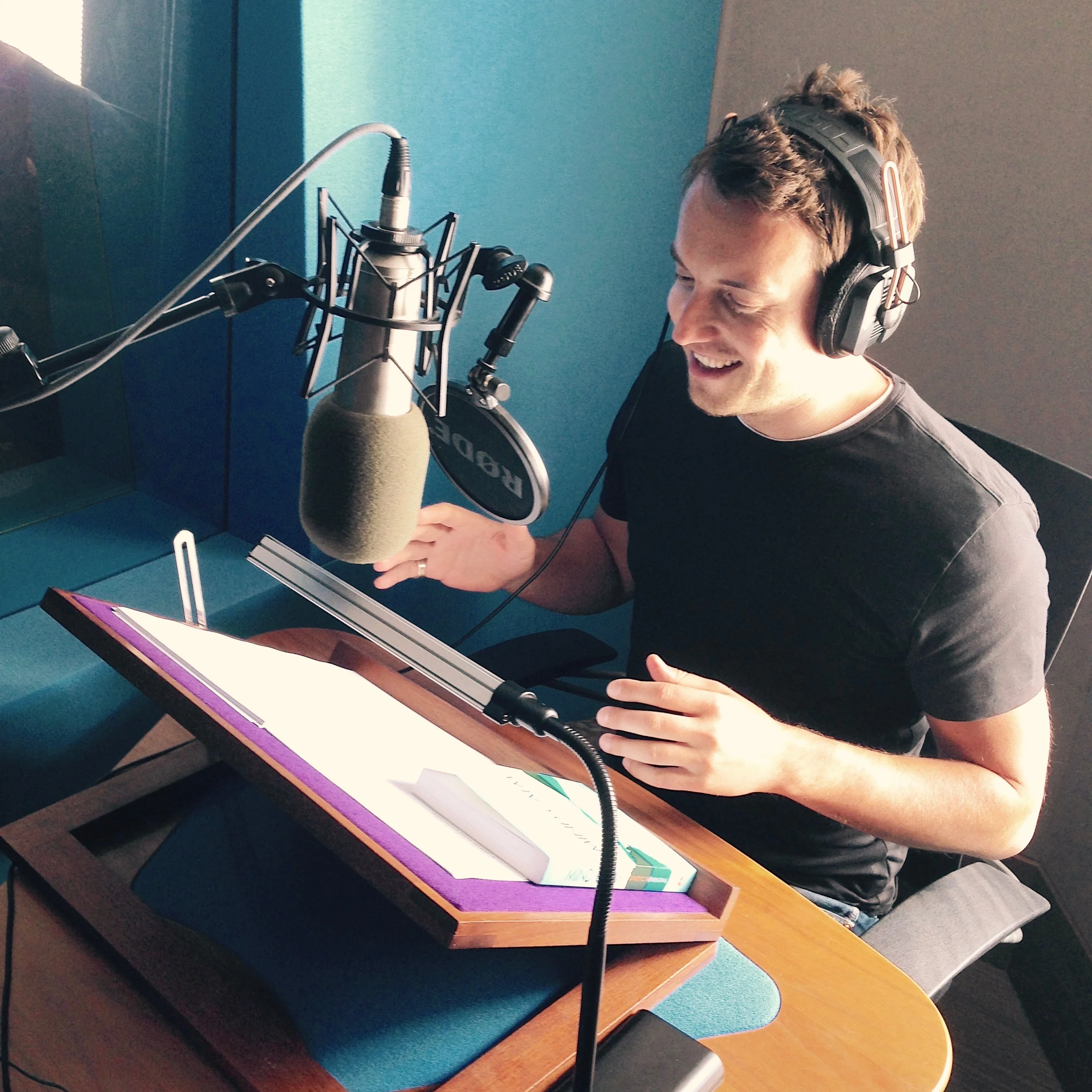 Photograph taken while recording Mind Calm album, 2014. 