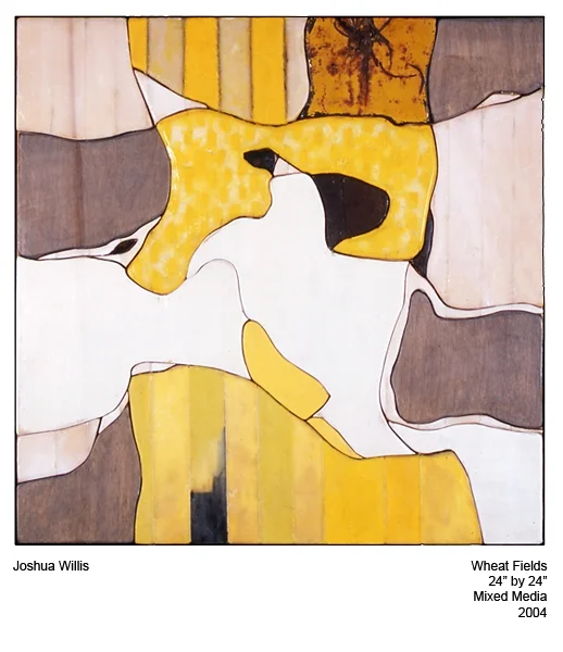 Joshua Willis, "Wheat Fields," Mixed Media, 2004, Private Collection