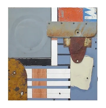 Joshua Willis, "Countless Roads," Wood, Metal, Acrylic, 2006, Private Collection