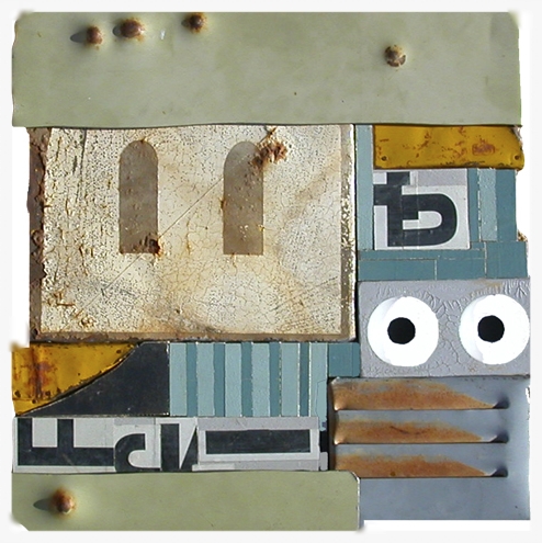 Joshua Willis, "Court House," Wood, Metal, Acrylic, 2006, Private Collection