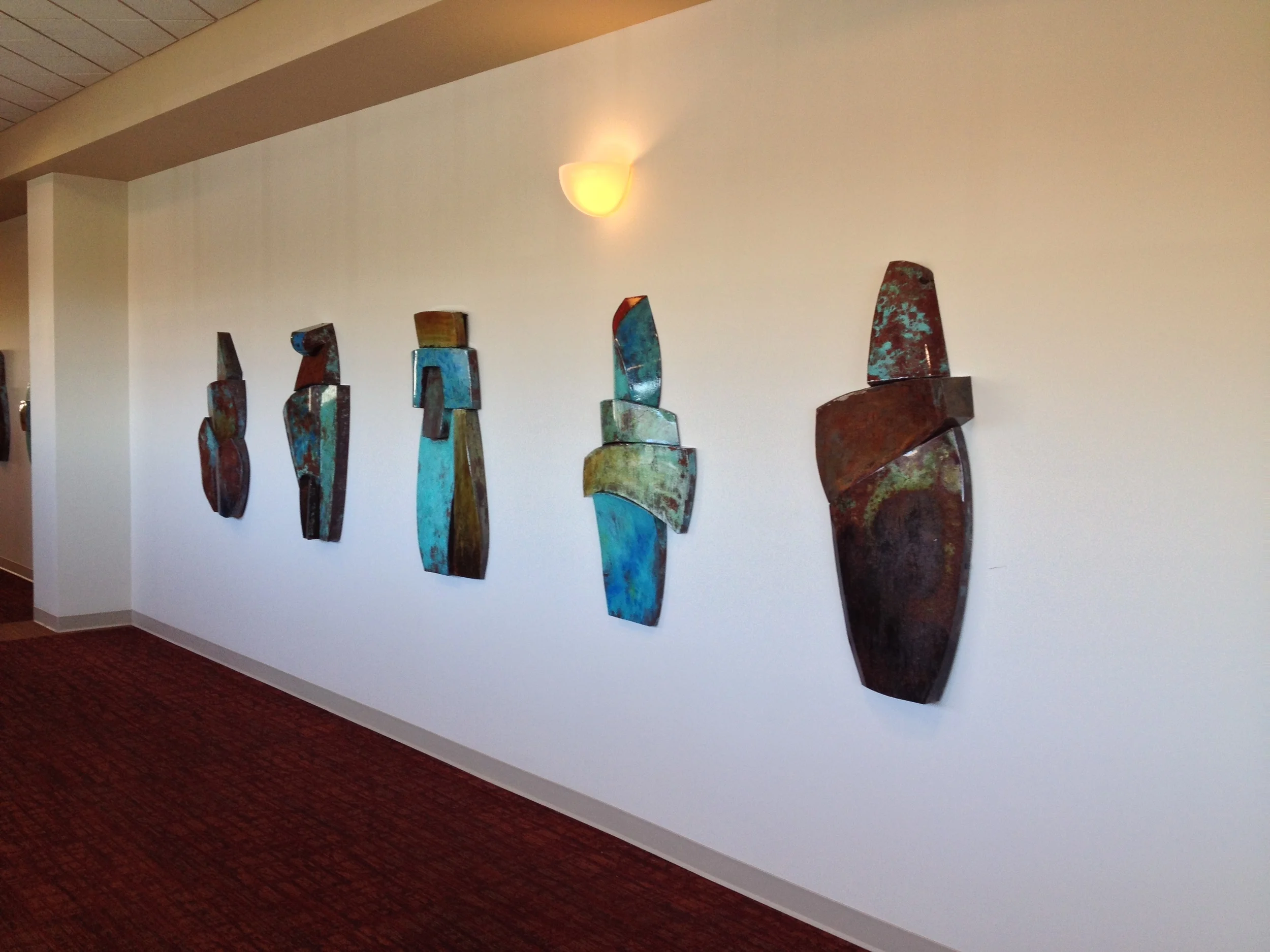 Installations for City of Albuquerque Public Art, Convention Center, 2015